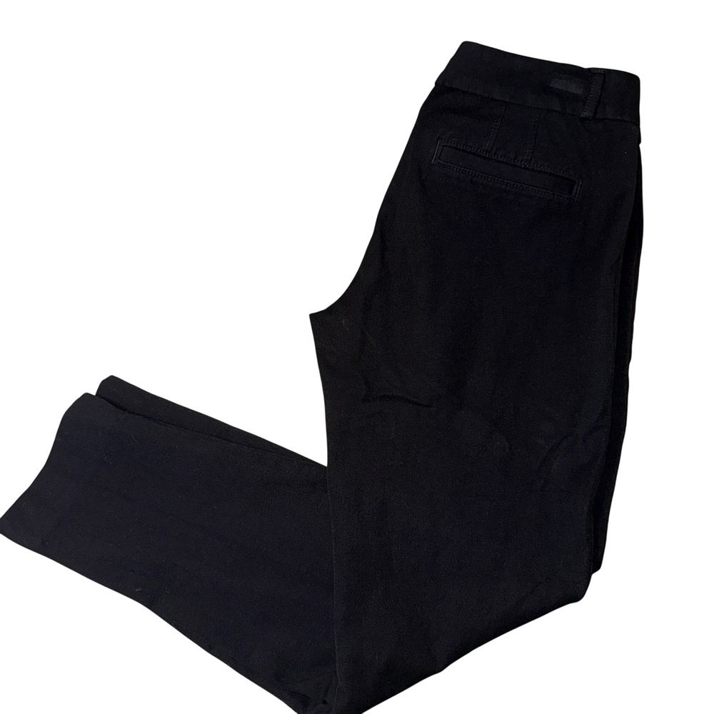 Banana Republic Sloan Fit Black Straight Leg Women's Pants Size 6 - Picture 2 of 4